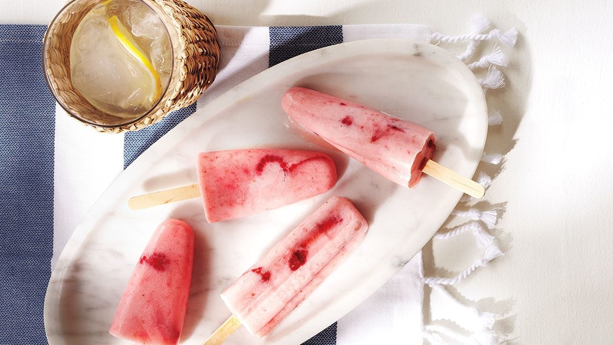 homemade ice pops