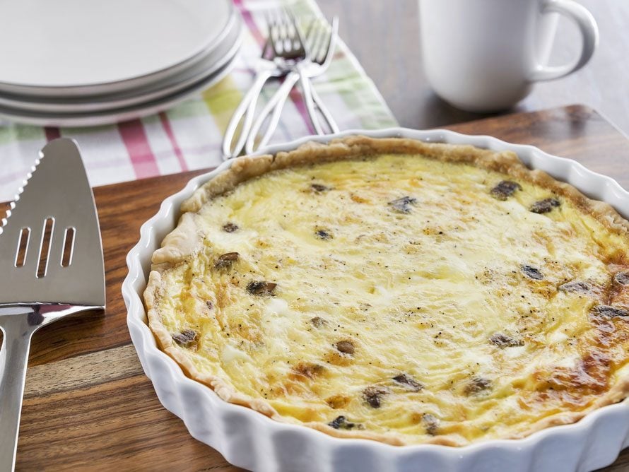 Mushroom Quiche