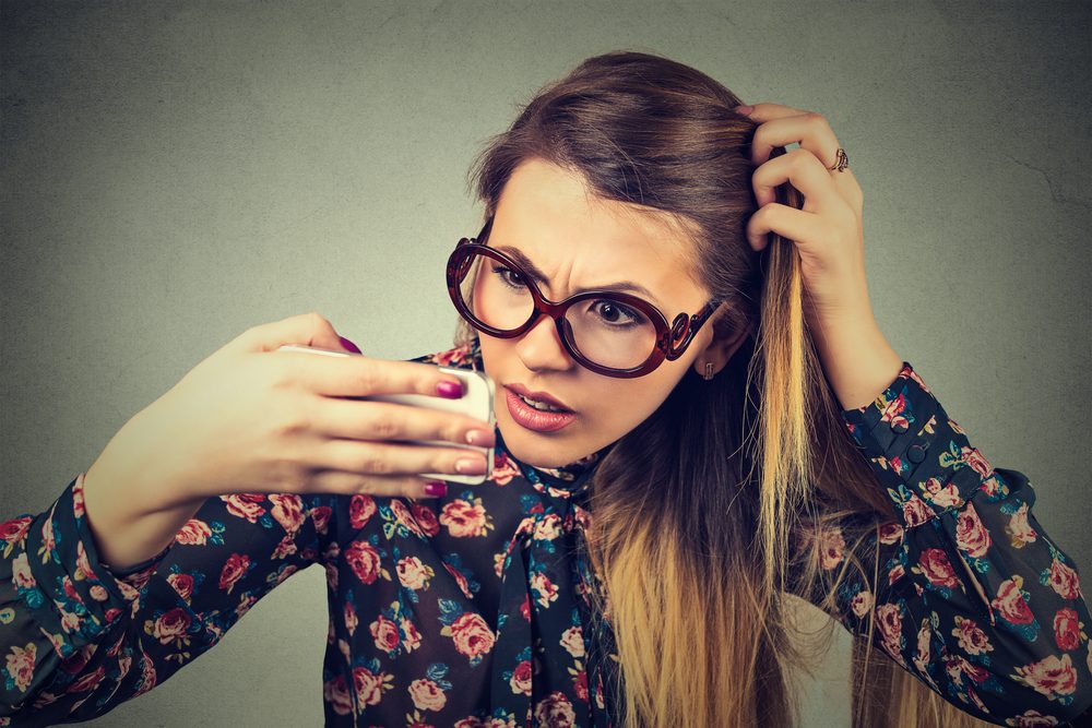 Woman with hair loss