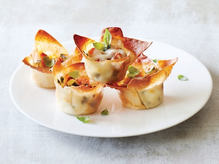 Mini Vegetable Lasagna Cups