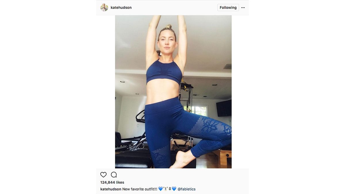 Kate Hudson's Workout Routine Includes a Lot of Pilates and Yoga