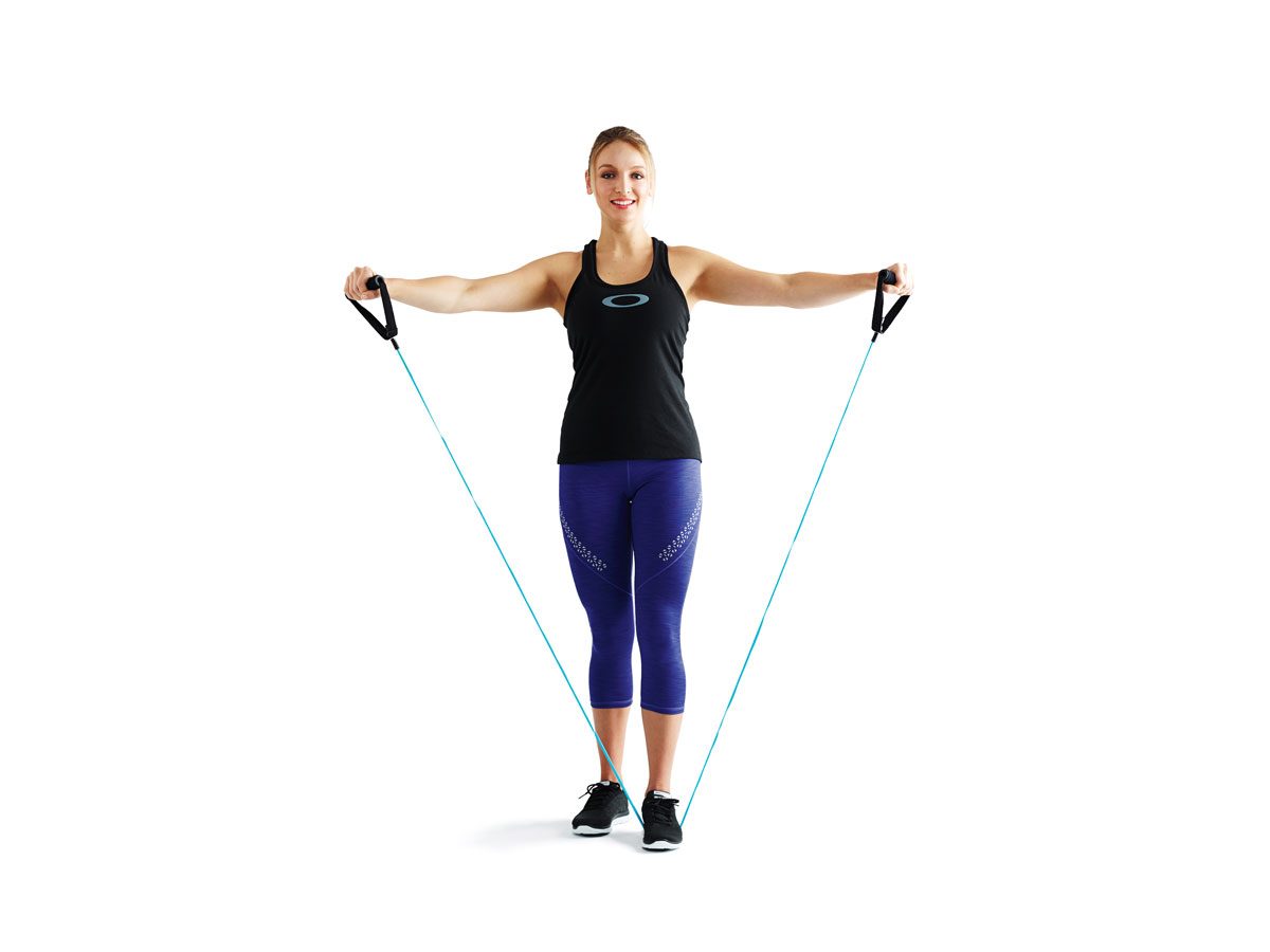 10 exercises with elastic bands