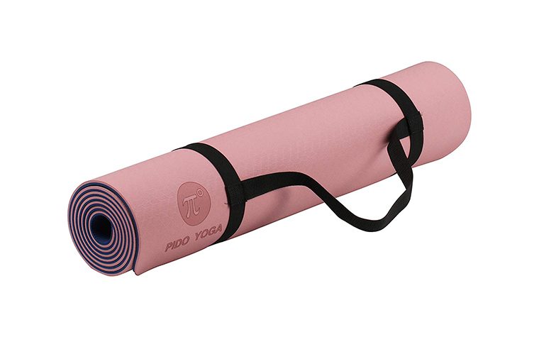 BalanceFrom All Purpose 1-Inch Extra Thick High Density Anti-Tear Exercise  Yoga Mat with Carrying Strap, Pink, Mats -  Canada