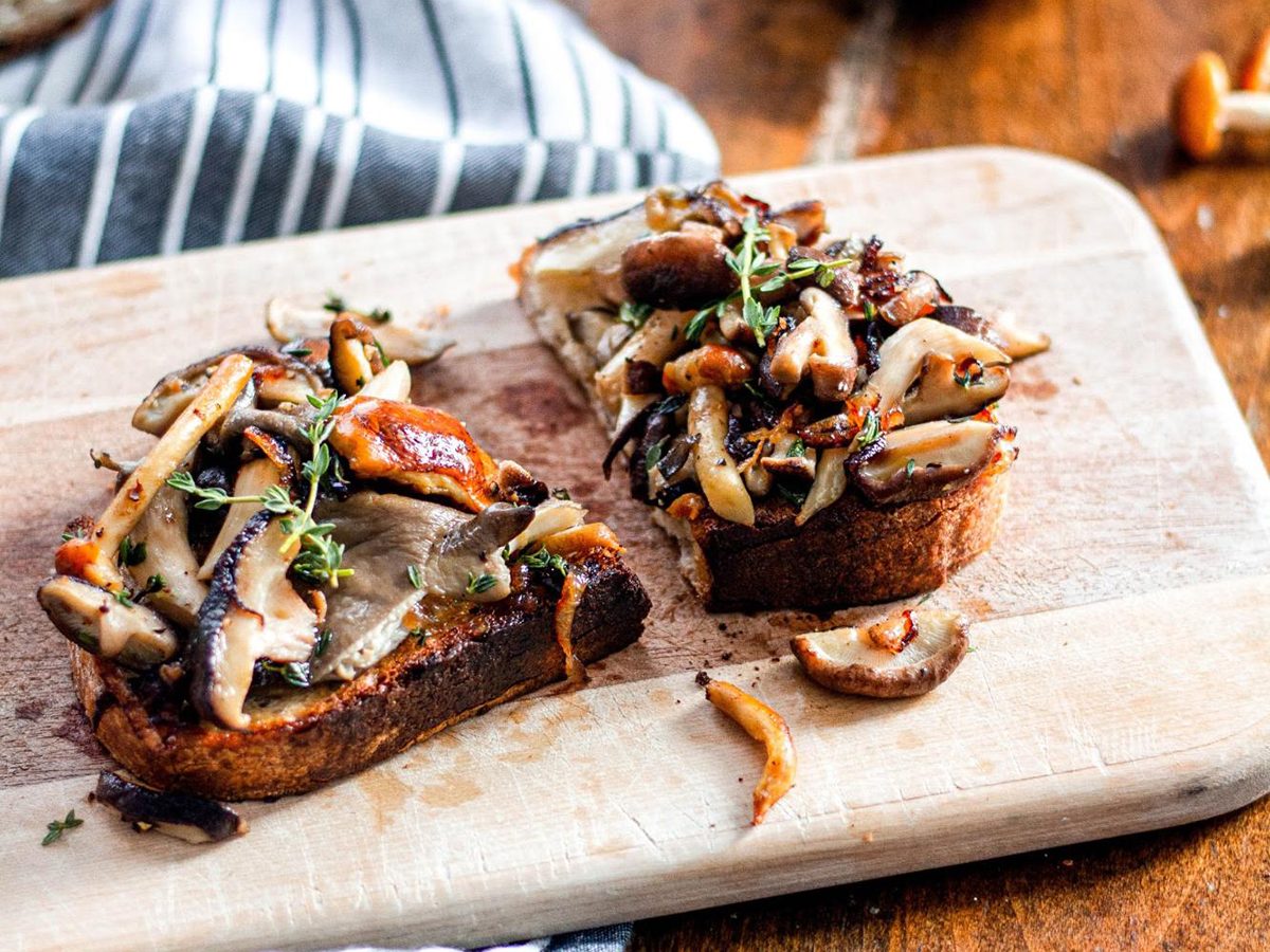 Healthy Mushroom Toast Recipe | Best Health Canada Magazine