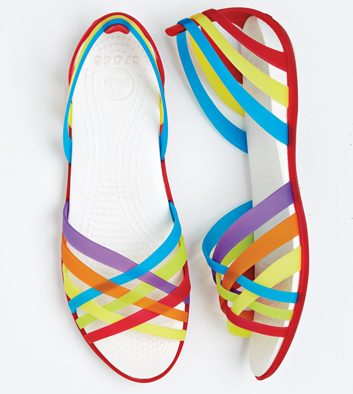 crocs colourful sandals