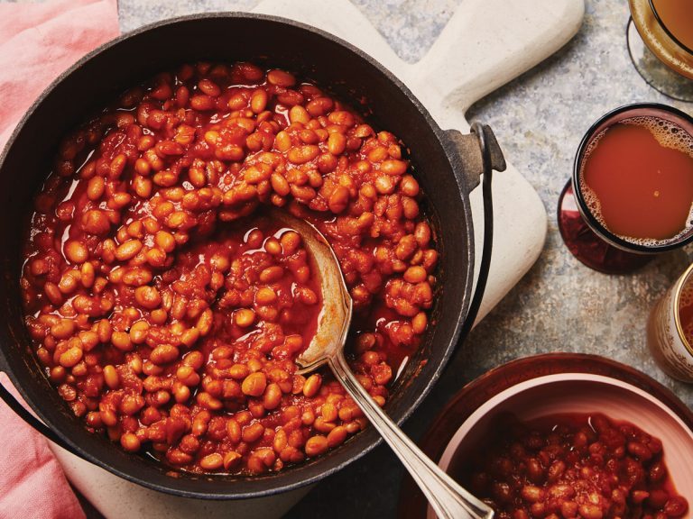 Maple Apple Baked Beans