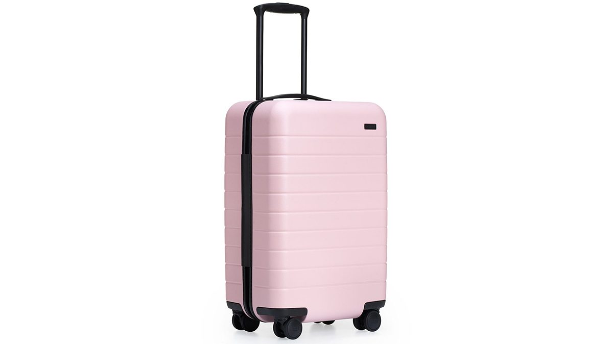 away pink carry on